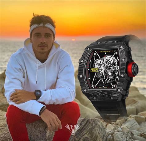 richard mille leclerc watch|charles Leclerc diving.